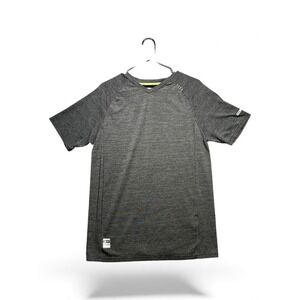 RBX XTRAIN Men's Fitted V Neck Athletic T Shirt Gray Size M